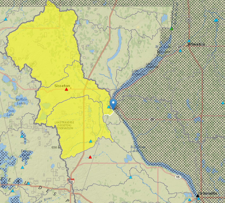 big stone lake map